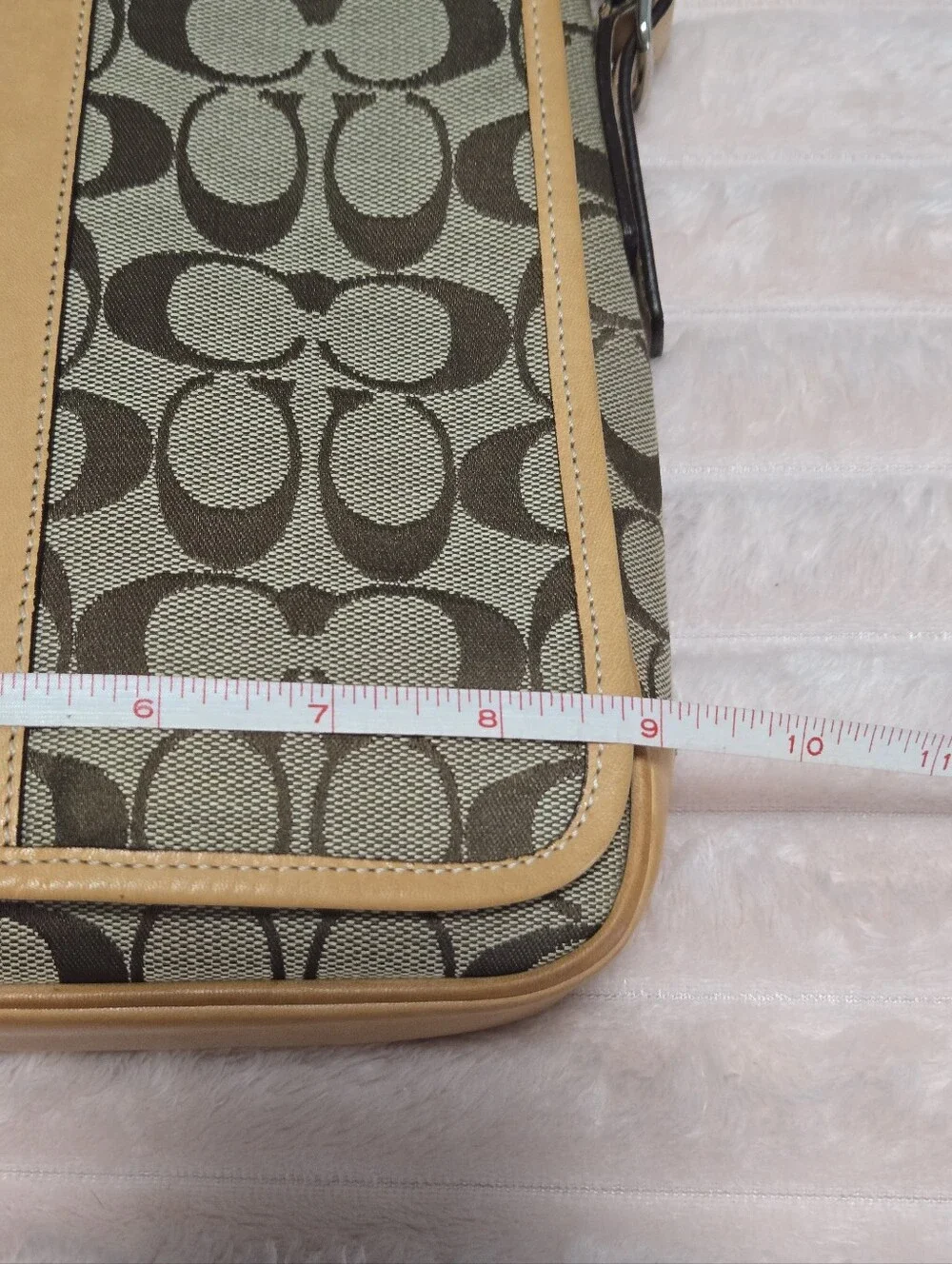 Coach Signature Canvas Messenger Crossbody Bag 2003 Vintage - Picture 12 of 14